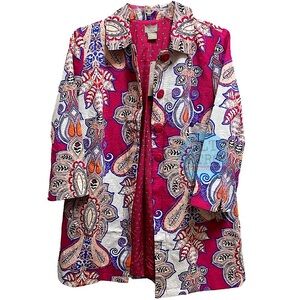 NWT Chico’s Back-Pleat Jacket w Pockets